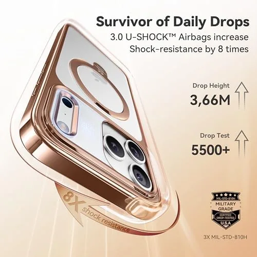 Testing the CASEKOO Rose Gold for iPhone 17 Pro Case with 360 over two weeks