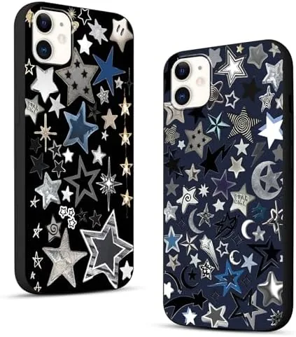 2 Pack Cool Star Phone Case for iPhone 11 6.1",Cute Silver Stars Aesthetic Y2K Review: Tested and Rated
