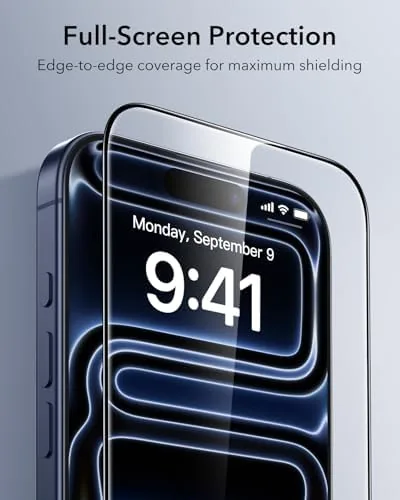 The ESR 3 Pack for iPhone 17 Pro Max Screen Protector compared in context
