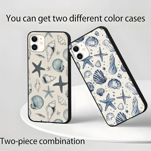 Another view of the 2 Pack Cute Beach Phone Case for iPhone 11 6.1",Kawaii