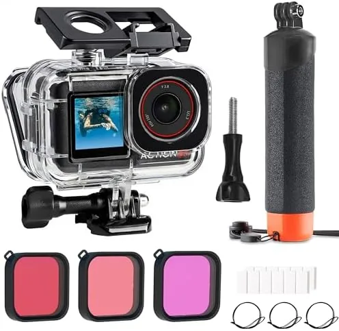 FitStill Diving Filter Kit for DJI OSMO Action 5 Pro/4/3 | 60M/196FT Waterproof Housing Review: Tested and Rated