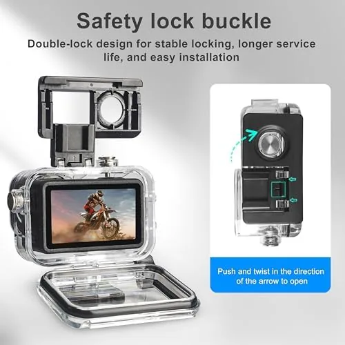 Close look at the FitStill Diving Filter Kit for DJI OSMO Action 5 Pro/4/3 build quality