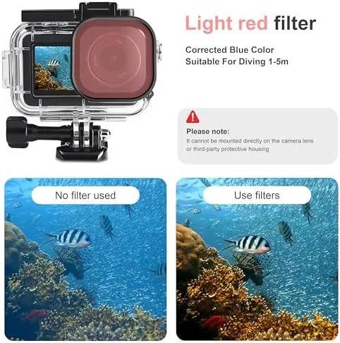 The FitStill Diving Filter Kit for DJI OSMO Action 5 Pro/4/3 in real use