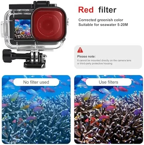 Another view of the FitStill Diving Filter Kit for DJI OSMO Action 5 Pro/4/3