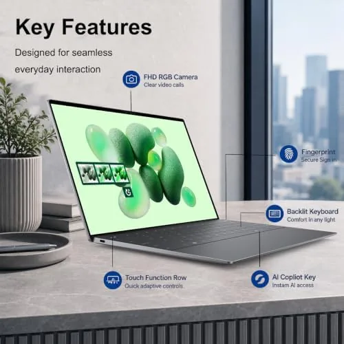 The Dell XPS 13 9345 in use for office work with multiple windows open