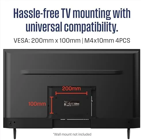 A pair of wireless earbuds paired to the TV via Bluetooth during night viewing