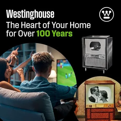 The Westinghouse 55 inch next to a baseline 4K TV and a mid range 4K TV