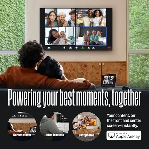 A soundbar being connected via Bluetooth to the TV during testing