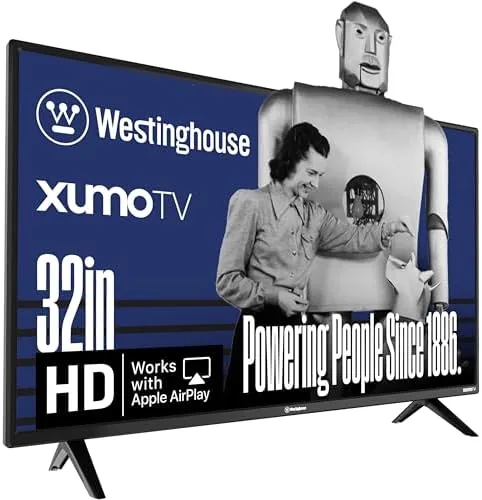 The Westinghouse 32 inch smart TV on a kitchen counter nook
