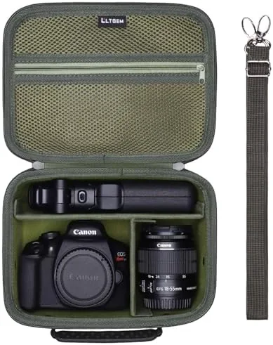 Small Camera Case Bag for Canon EOS Rebel T7/R50//R100 DSLR Camera Green | Hard Review: Tested and Rated