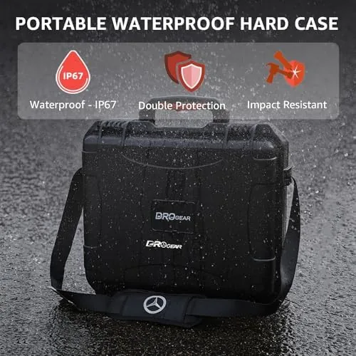The fully loaded hard case next to a packed suitcase ready for travel