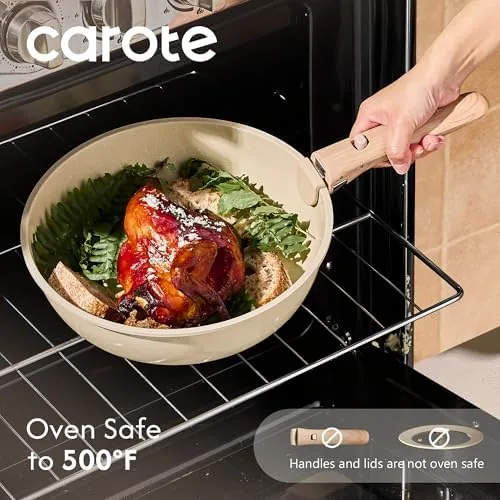 The nested CAROTE ceramic set packed for a camping trip
