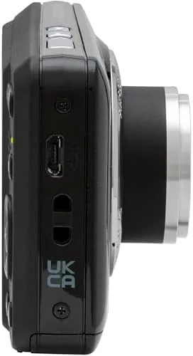 A child holding the Kodak PIXPRO FZ55 camera at a family event