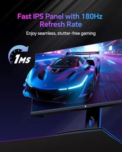 Detail shot of the KTC 24 Inch Gaming Monitor 180Hz - 2K 1440P Computer features