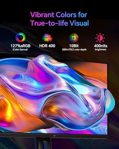 Another view of the KTC 24 Inch Gaming Monitor 180Hz - 2K 1440P Computer