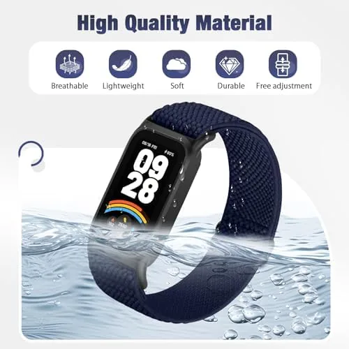The 2 Pack Elastic Bands Compatible with Xiaomi Smart Band 9 in real use