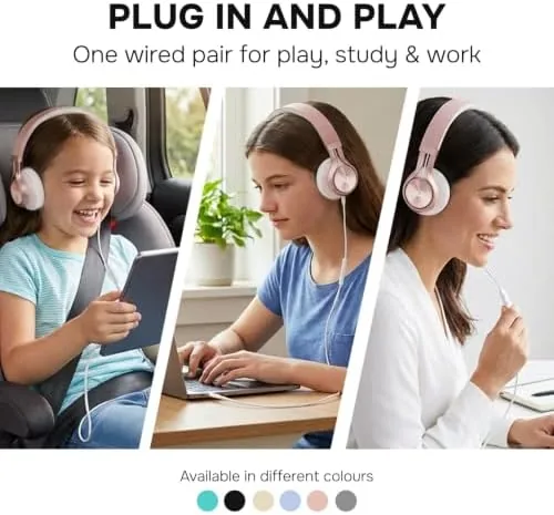 Close look at the ARTIX Wired Headphones for Kids & Adults - Built-in Mic build quality