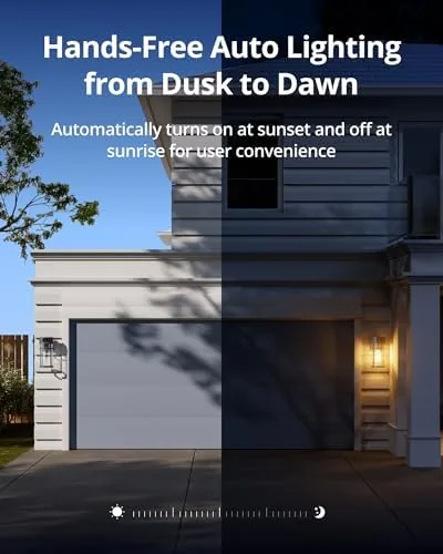 Another view of the Outdoor Porch Light Security Camera, 2K HD Live View Wi-Fi