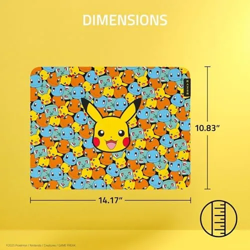 Another view of the Razer Gigantus V2 Soft Gaming Mouse Pad (Medium), Pokémon Edition