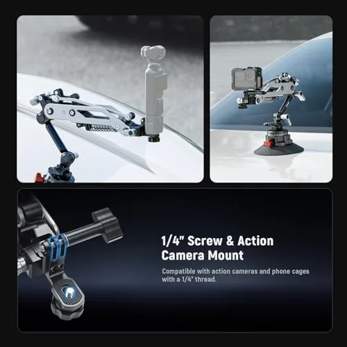 Testing the NEEWER Vacuum Suction Cup Car Mount for Action Camera with over two weeks