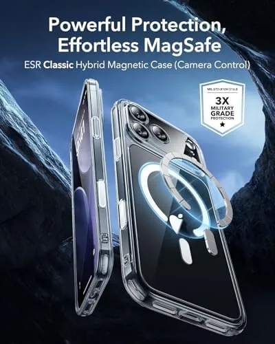 Close look at the ESR for iPhone 17 Pro Max Case for MagSafe, Camera build quality