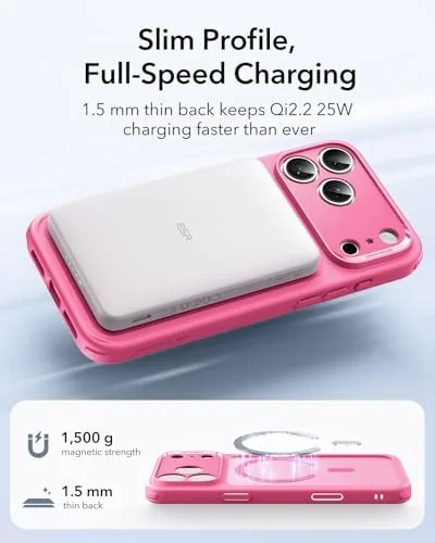 The ESR for iPhone 17 Pro Max Case for MagSafe, Camera in real use