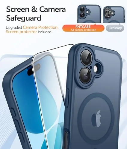 The FNTCASE for iPhone 17 Case, Compatible with Magsafe, Glass Screen in real use