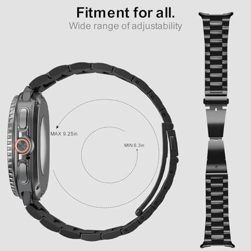 The SPGUARD Metal Band for Samsung Galaxy Watch 9/8 40mm/44mm/8 Classic in real use
