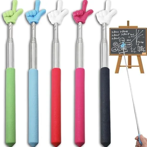5Pcs Pointer Finger Stick, Five Colors | Multipurpose Teacher Supplies, Engaging Colors, Classroom Essentials Review: Tested and Rated