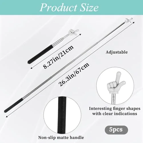 The 5Pcs Pointer Finger Stick, Five Colors | Multipurpose Teacher Supplies in real use