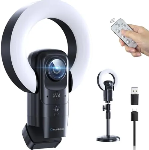 4K Webcam with Light, Web Camera with Microphone, Plug and Play, USB HD Computer Review: Tested and Rated