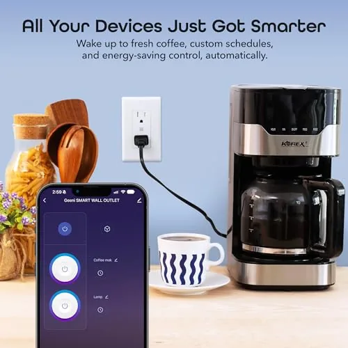 Testing the Geeni Smart Wi-Fi in-Wall Outlet, Tamper & Fire Resistant, White over two weeks