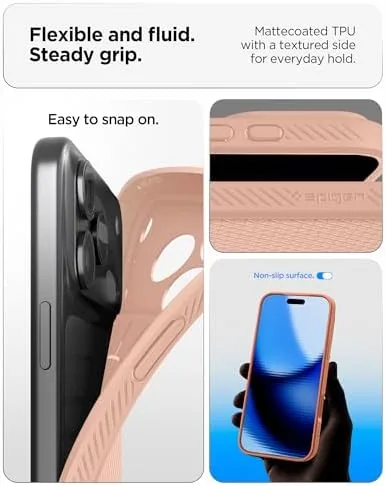 The Spigen for iPhone 17 Pro Max Case, Liquid Air [TPU in real use
