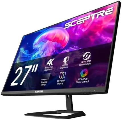 Overview of the Sceptre Prime 4K IPS 27" 3840 x 2160 UHD Monitor