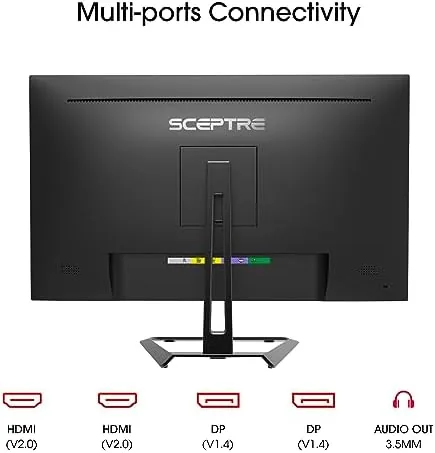The Sceptre Prime 4K IPS 27" 3840 x 2160 UHD Monitor in real use