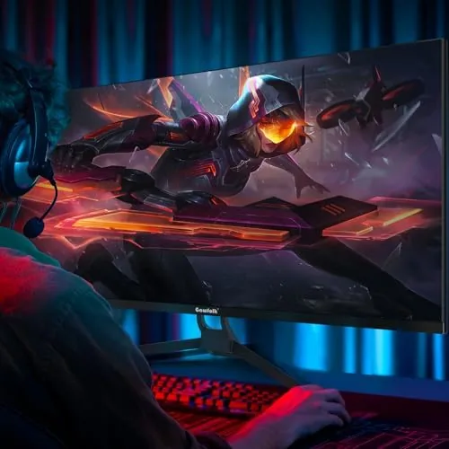 Another view of the Gawfolk Gaming Monitor 34 inch IPS 120Hz, Ultrawide PC Screen