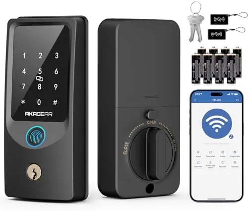 Overview of the WiFi Smart Lock Fingerprint Keyless Entry Door Lock Keypad Deadbolt