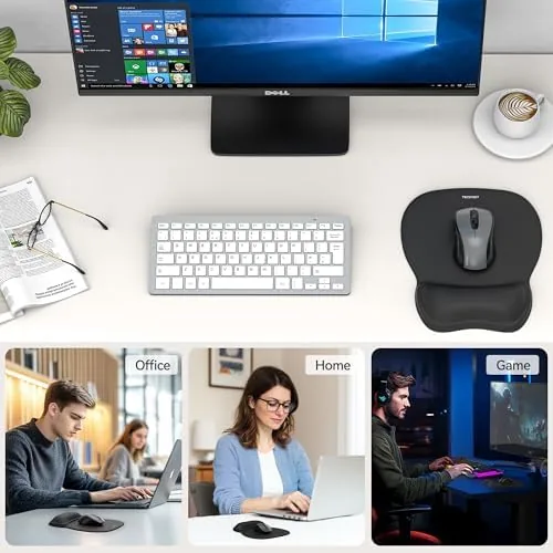 Testing the TECKNET 2 Pack Gel Ergonomic Mouse Pad with Wrist Rest over two weeks