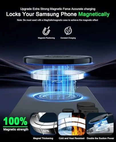 Close look at the Wireless Charger 2Pack 6FT 15W Samsung Magnetic MagSafe Charger | build quality