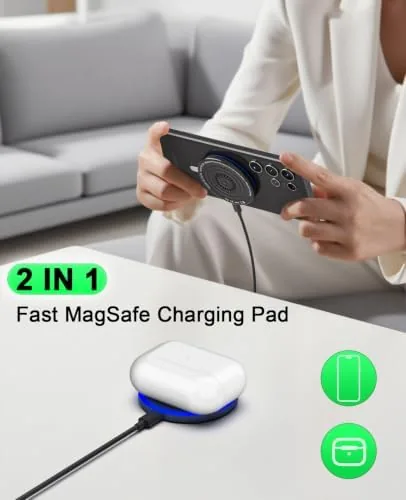 The Wireless Charger 2Pack 6FT 15W Samsung Magnetic MagSafe Charger | compared in context