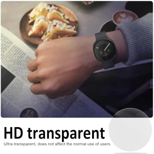 The SPGUARD For Samsung Galaxy Watch 9/8 40mm Screen Protector [4-Pack] in real use