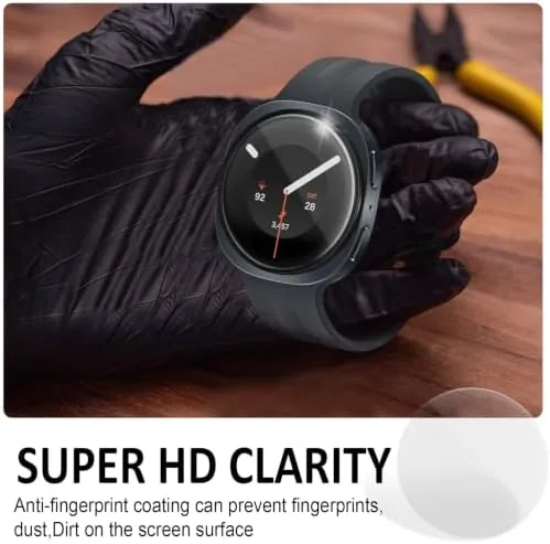 Another view of the SPGUARD For Samsung Galaxy Watch 9/8 40mm Screen Protector [4-Pack]