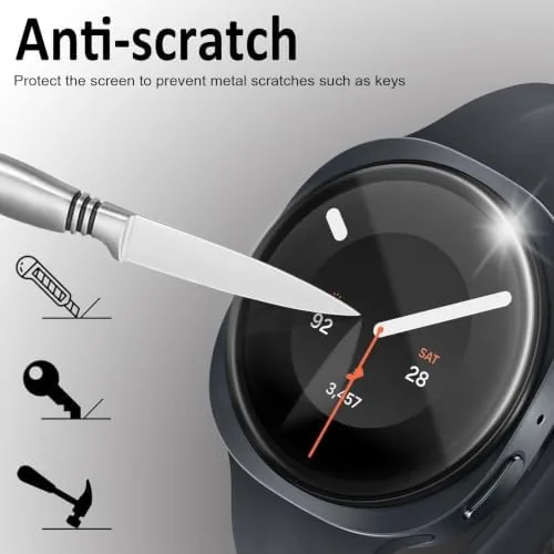 The SPGUARD For Samsung Galaxy Watch 9/8 40mm Screen Protector [4-Pack] compared in context