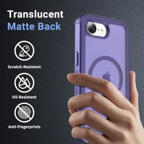 Another view of the jaroco Magnetic for iPhone 17e Case& iPhone 16e Case Dark