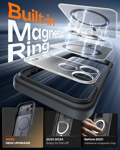 The TOCOL for iPhone 17 Pro Max Case, Compatible with MagSafe in real use