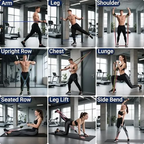 Testing the Readaeer Resistance Bands, Exercise Bands for Working Out with Handles over two weeks