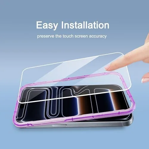 The Ailun 3 Pack Screen Protector for iPhone 17 Pro Max compared in context
