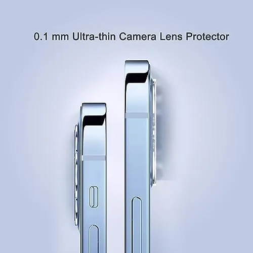 Comparison of the lens glass against a bare lens and a rugged case