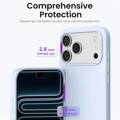 The ORNARTO for iPhone 17 Pro Max Case, Liquid Silicone, Baby in real use