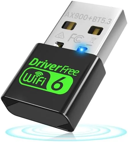 USB WiFi 6 Adapter for PC Desktop & Laptop, 900Mbps Dual Band 2.4/5GHz with Review: Tested and Rated